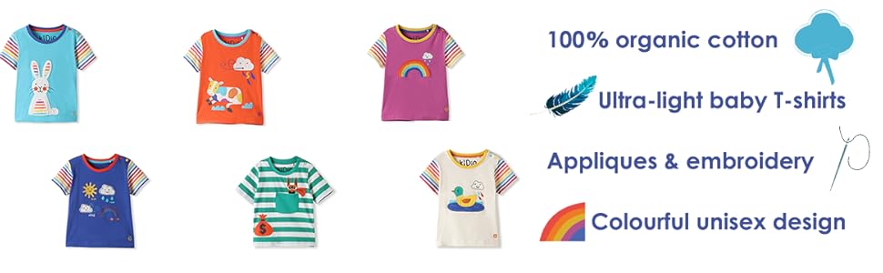 organic cotton short sleeve tee shirt tshirt baby toddler girl boy spring summer applique