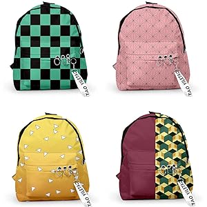 2388鬼滅の刃グッズセット　リュック &ティッシュ &タオル Amazon | [Lulu LAB] 鬼滅の刃 風 リュック 炭治郎 禰