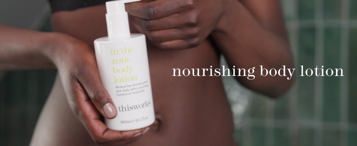 Amazon.com: THISWORKS In The Zone 身體乳液，天然修護乳液
