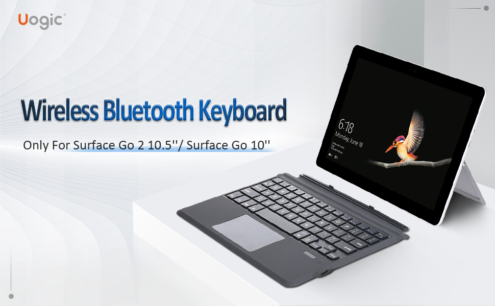 Uogic Keyboard For Surface Go 2 10.5''/ Surface Go 10'' 