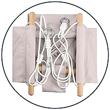 Canvas Baby Swing by Cateam - 7 canvas baby swing