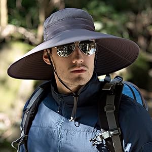 wide brim sun hat