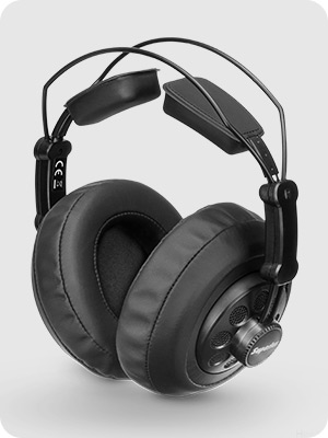 XL Black Pleather Earpads