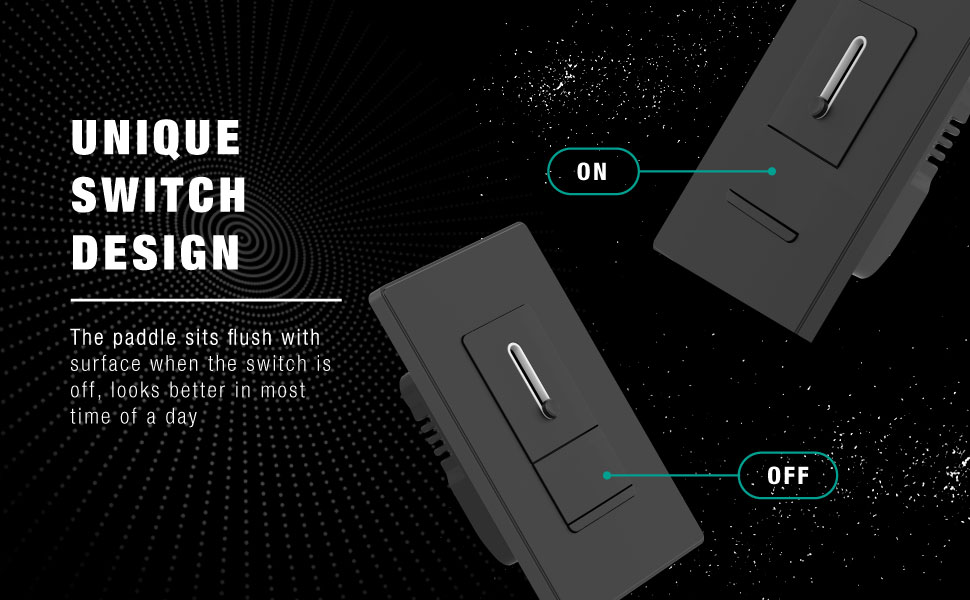 ELEGRP Slide Dimmer, Unique Switch Design