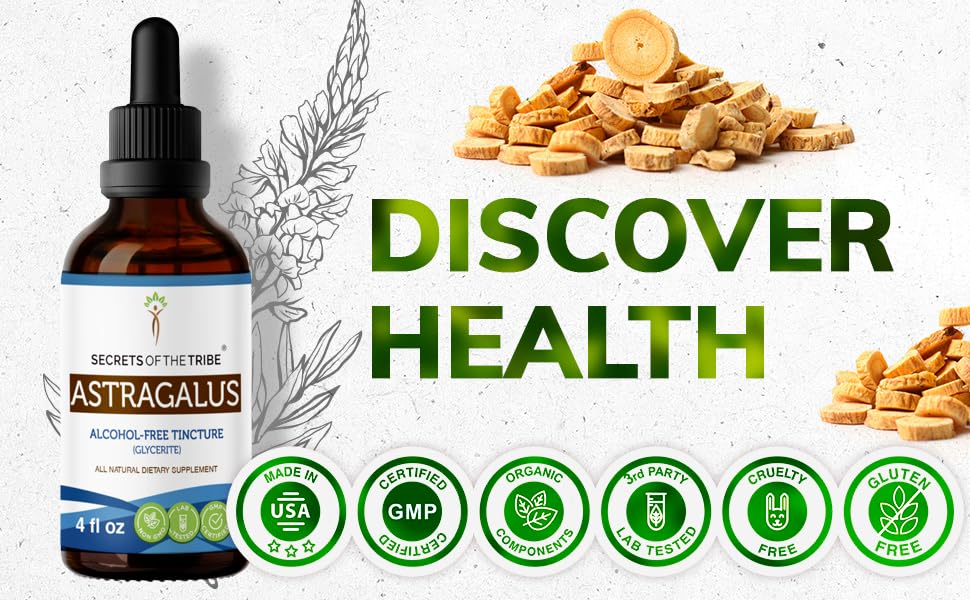 Astragalus Tincture AlcoholFree Liquid Extract, Organic