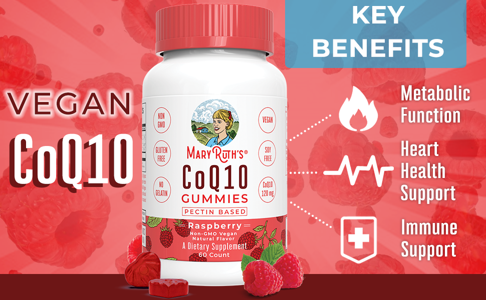 CoQ10 1 Month Supply CoQ10 Gummies CoQ10 Supplements for Adults