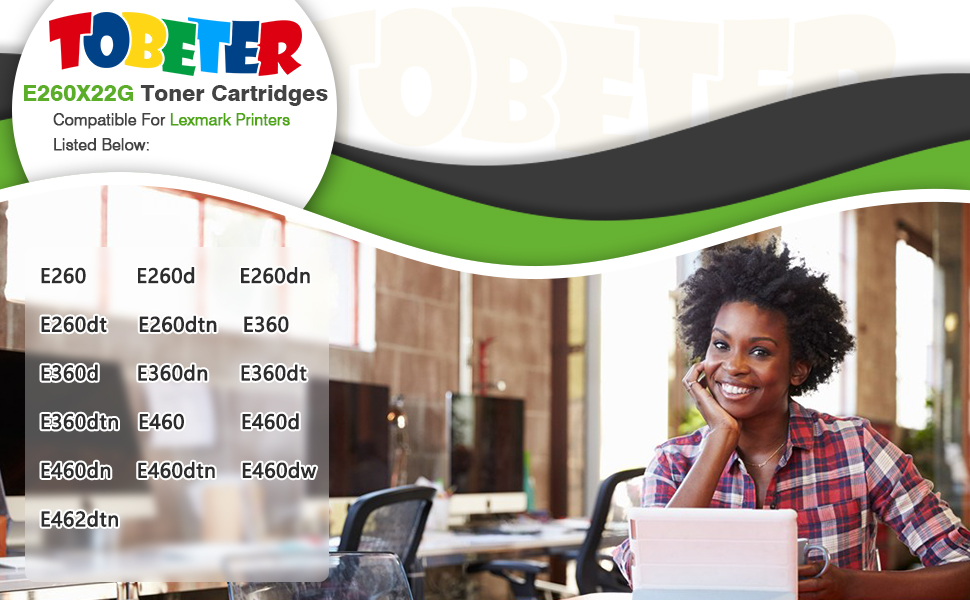 ToBeter Remanufactured E260X22G Drum Unit Replacement for