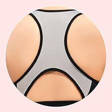 Racer back mesh for flexibility & breathable support