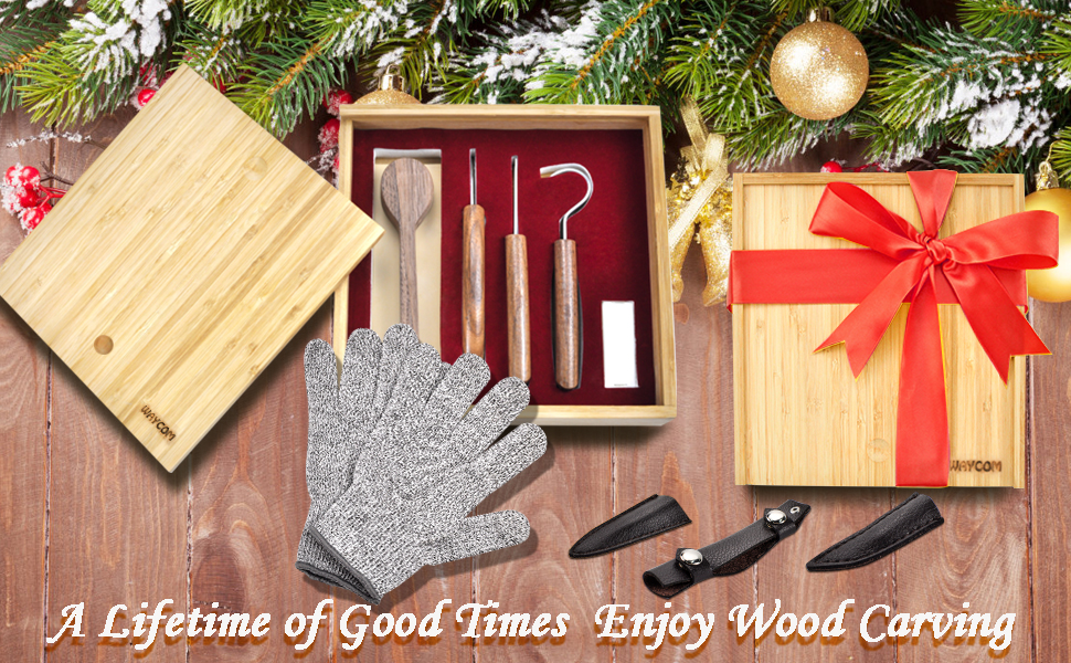 12pcs Wood Whittling Kit Wood Carving Tools Set Hook