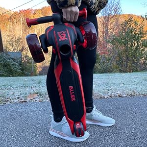 allek scooter D01 2-in-1 portable packable sapce saving