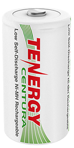 Centura rechargeable battery D size