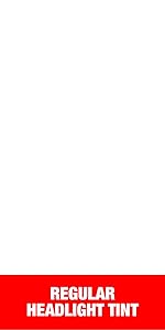 regular headlight tint