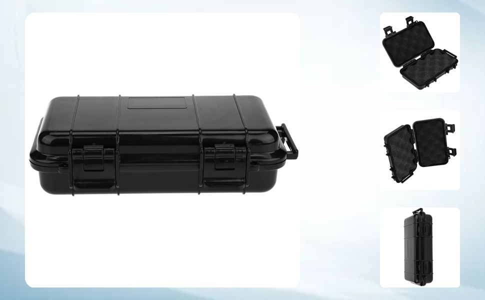 Heavy Duty Waterproof Sealed Box - Shockproof, Airtight, Emergency Dry Box - Trip, Camping (7.5 * 4.7 * 2.0) 10 TJ05725-02-1