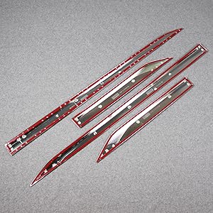RUIQ トヨタ 新型 ハリアー 80系 専用 外装 クロームメッキ サイド ドア アンダー モール Toyota Harrier 専用 設計