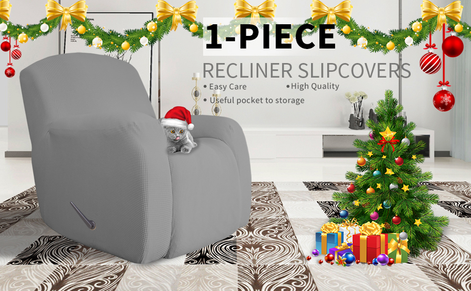 EasyGoing Oversized Recliner Stretch Sofa Slipcover Sofa Cover 1 Piece Furniture