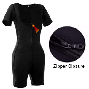 Optlove Women's Sauna Suit Shapewear Weight Loss Sweat Body Shaper Slimming Neoprene Sleeve Bodysuit 14 bodysuit