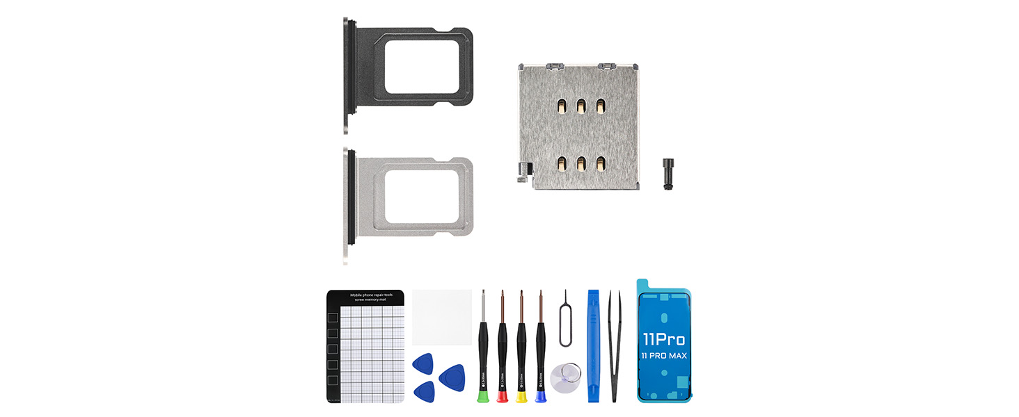 Amazon.com: Risidamoy for iPhone 11 PRO MAX Single SIM Card