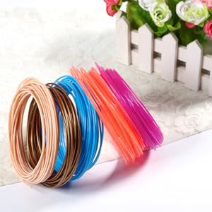 10m Printer Filament Abs Pen Filament Refills Roll Vacuum Sealed High Precision 6 10