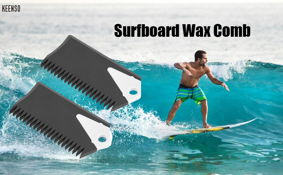 Keenso Surf Wax Comb,Surf Board Wax Scraper Surfboard Wax