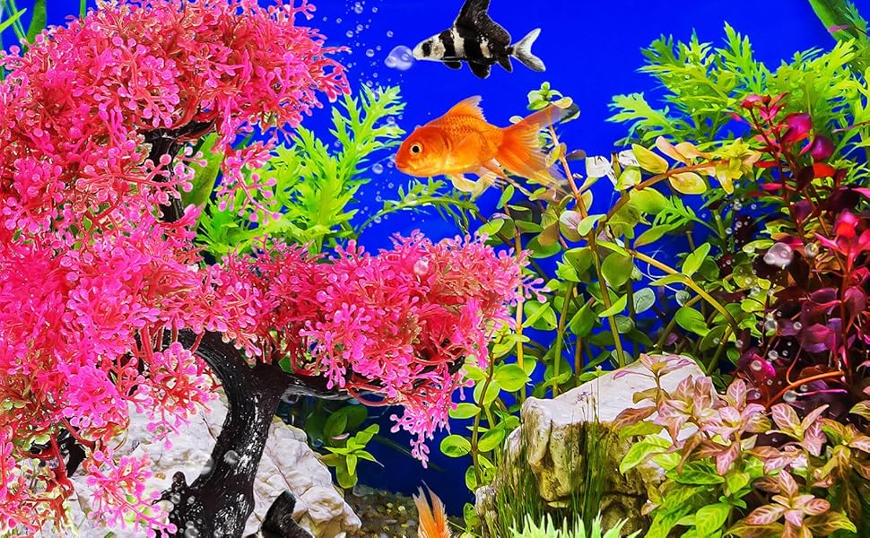 Aquarium Décor Plastic Plants