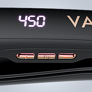 Flat Iron Hair Straightener and Curler Titanium Flat Iron Dual Voltage