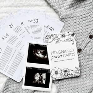 Pregnancy Gift Expecting Mom Gift | Pregnancy Prayer Cards | Announcement Reveal