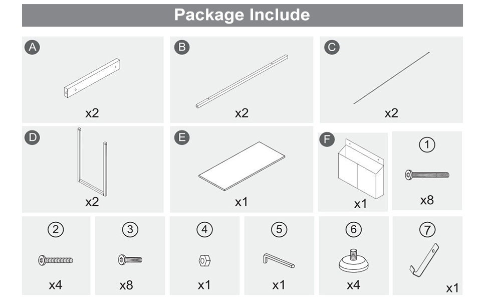 AuAg 39'' Small Computer Desk Home Office Desk, Simple