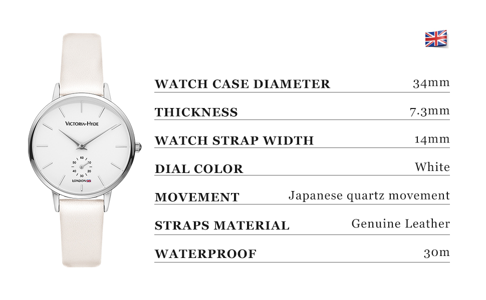 women watches genuine leather strap Wristwatch for Laides gifts for her victoria hyde brown