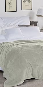 XXL Kuscheldecke natur