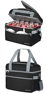 double deck cooler bag