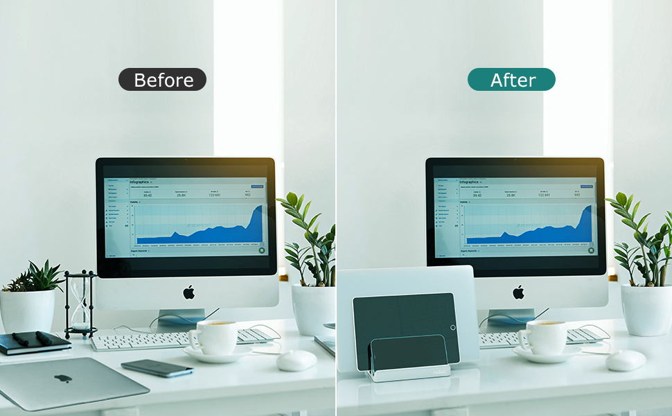 vertical laptop holder