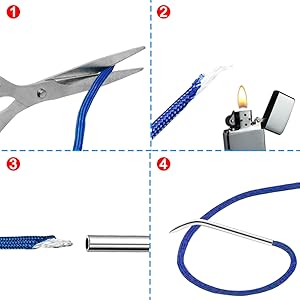 Stainless Steel Paracord Needle