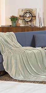 XL Kuscheldecke natur