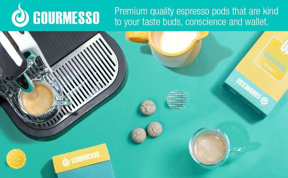 Gourmesso Flavor 30 Espresso Bundle Compatible w Original Line