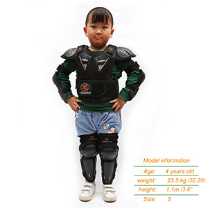 RIDBIKER kid kid children teenager armor vest