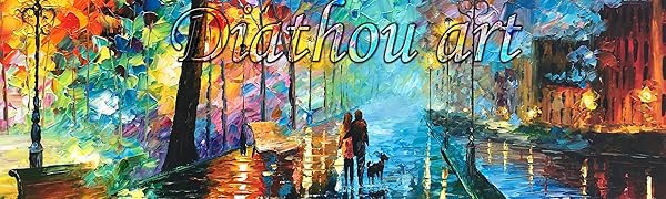 Diathou Hand painted decorative oil painting