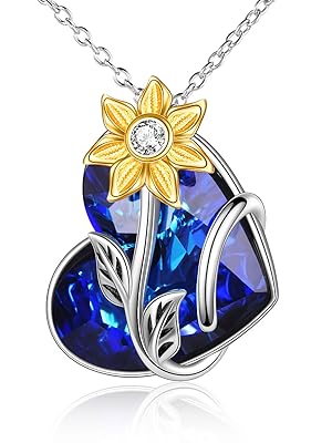 sunflower necklace