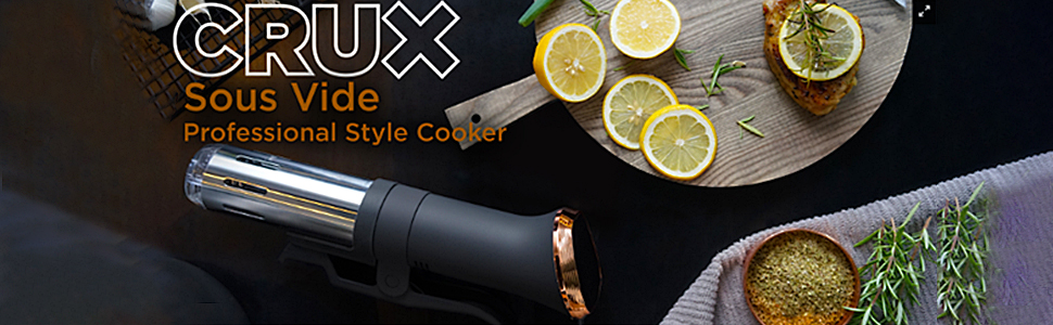 CRUX Sous Vide Precision Cooker Header