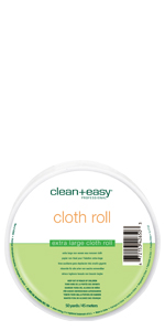 Clean + Easy Cloth Wax Roll, 50 yards