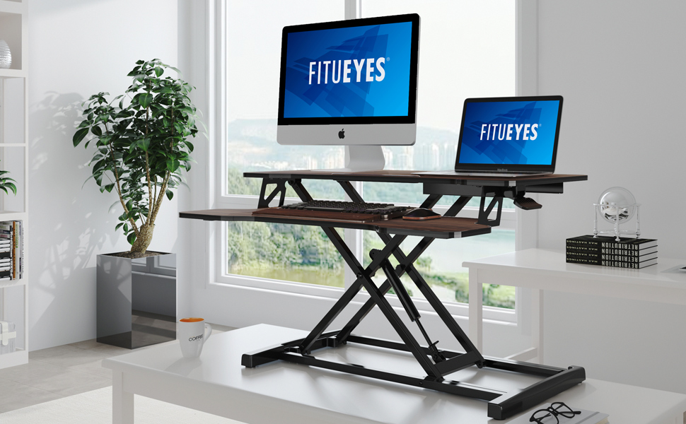 FITUEYES スタンディングデスク Amazon.co.jp: FITUEYES 高さ調整可 スタンディングデスク 昇降