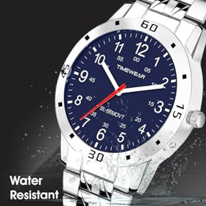 TIMEWEAR Analog Blue Number Dial Stainless Steel Strap Watch for Men -SPN-FOR1P Prime Day Submission