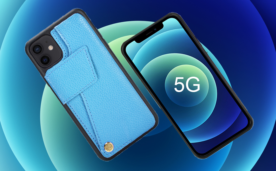 ZVEdeng iPhone 12/12 Pro Wallet Case Support Magsafe