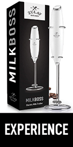 Weißer Aufschäumer