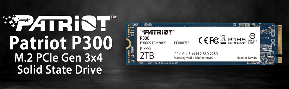 内蔵型SSD Patriot P300 128GB M.2 SSD P300 PCIe Gen3 x4 M.2 2280 SSD | Patriot Memory