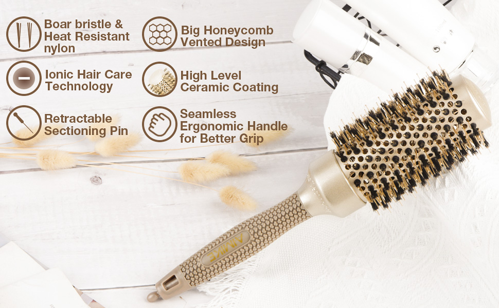 round brush,round brushes for women blow drying