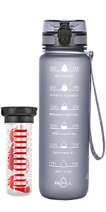 Water Bottle with Fruit Infuser