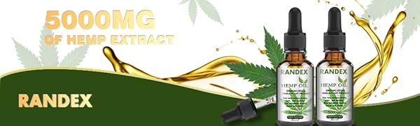 Randex 5000mg Organic Hemp Oil