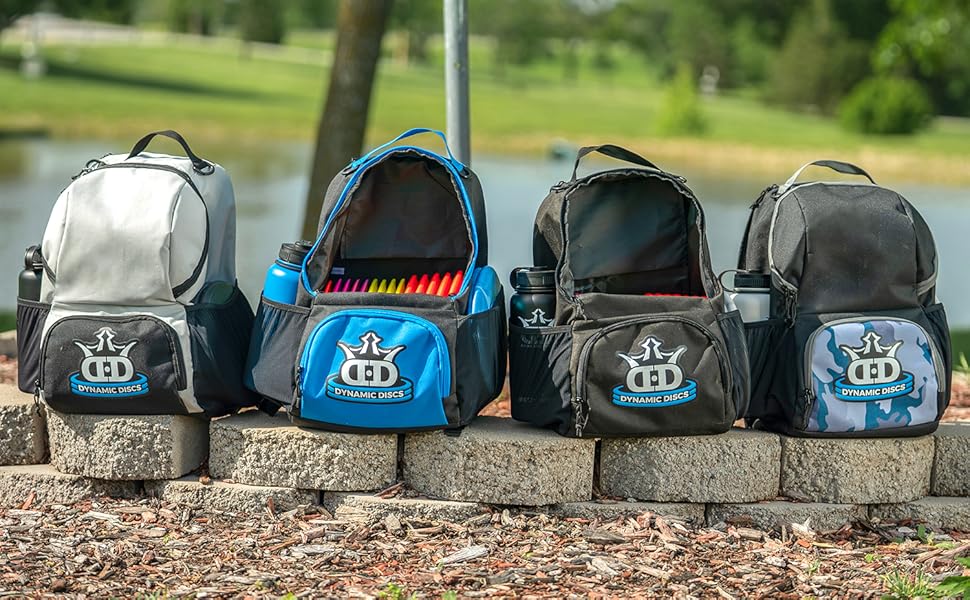 Dynamic Discs Disc Golf Starter Set with Cadet Backpack Bag 17+ Disc