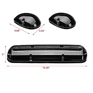 専用M Amazon.com: x xotic tech 3pcs Smoked Rooftop Marker LED