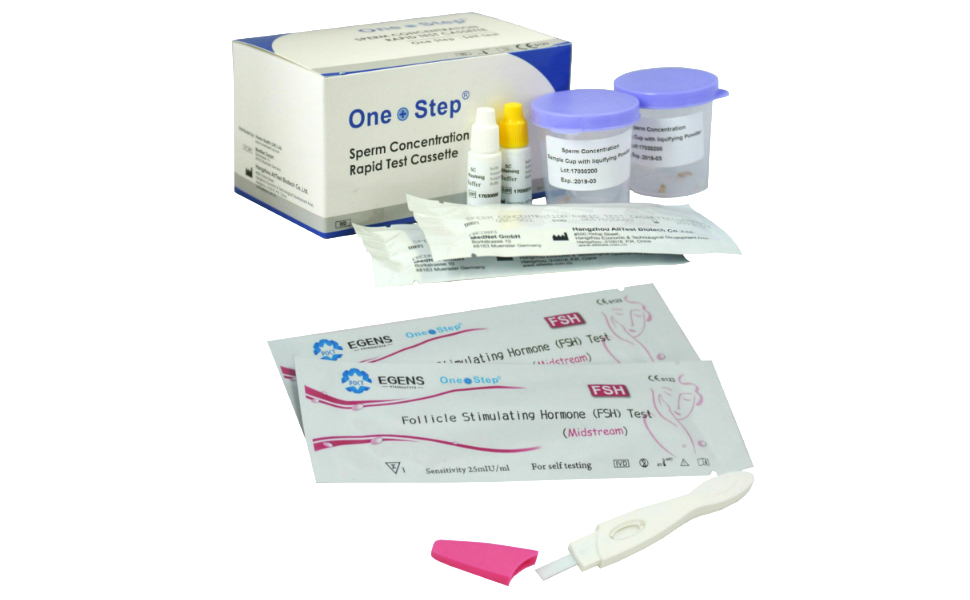 2 x Male Fertility Test Kit Active Sperm Tests + 2 x Female Fertility